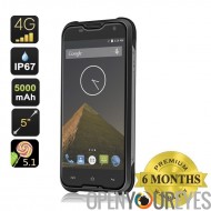 Blackview BV5000 Smartphone - 5 pouces écran HD, IP67, MTK6735P Quad Core CPU, 4G, batterie 5000mAh, Android 5.1 (noir)