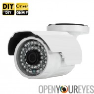 Mini IP Security Camera - 4MP, capteur CMOS 1/3 pouce IR Cut, Vision nocturne, détection de mouvement, Support Mobile, ONVIF 2.