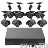 8 caméra Surveillance Kit - 8 caméras de vidéosurveillance extérieure, H264 DVR, 1TB (2e génération)