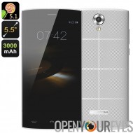 HOMTOM HT7 Quad Core Smartphone - 720p de 5,5 pouces, Android 5.1, Quad Core CPU, Smart suite, Dual SIM (blanc)