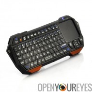 Mini Bluetooth clavier QWERTY - OS optimisé, tapis de souris tactile