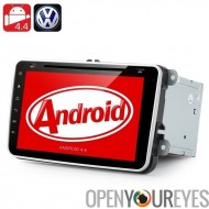 Prend en charge le double DIN Android 4,4 voiture lecteur DVD chef unité pour véhicules Volkswagen - écran de 8 pouces, GPS, Bl