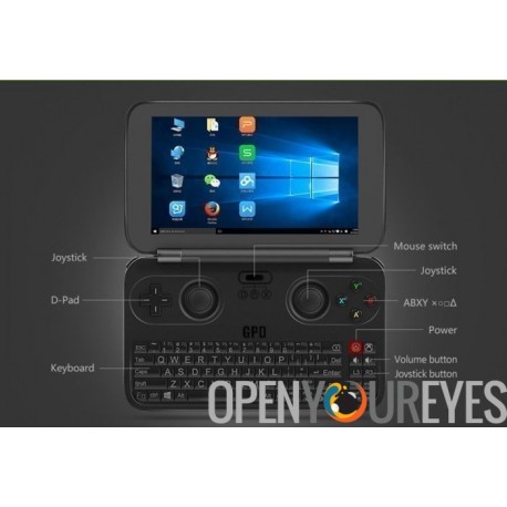 GPD WIN Portable Console Microsoft Windows Pocket RetroGaming Qwerty Tablet 