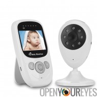 3MP sans fil bébé moniteur - écran LCD de 2,4 pouces, portée 100 mètres, deux voie Audio, Night Light, 1/3 de pouce CMOS Sensor