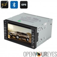 Touchez l’écran GPS autoradio DVD - écran de 6,2 pouces, 2 DIN, Interface 3D, Radio FM, Bluetooth, Windows CE 6.0, GPS