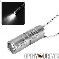Wuben G337 Mini lampe de poche - CREE LED, 130 Lumen, IPX8 imperméable à l’eau, chaîne de cou à la mode, boîtier en alliage de 