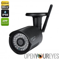 Couper IP extérieure sans fil caméra - 720p HD, IR, Vision nocturne, détection de mouvement, Support Smartphone ONVIF 2.1