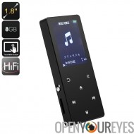 Lecteur Bluetooth MP3 - HiFi musique, E-Book, vidéo, photos, podomètre, enregistrement, écran de 1,8 pouces, 400mAh, mémoire de
