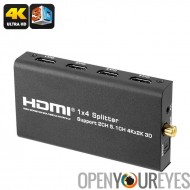 Convertisseur HDMI - sortie le 4 x HDMI, 1 x HDMI, les Supports 4K, Support Audio, 10.2Gbps vitesse de transfert