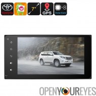 2 DIN-autoradio - Toyota universel, écran 7 pouces, Android 6.0, Bluetooth, Support 3G, WiFi, GPS, Octa-Core CPU, 2 Go de RAM