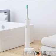 Romaric brosse à dents électrique - 3 Modes, IPX7, Support Bluetooth, batterie 700mAh (blanc) de brossage