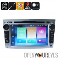 Universelle de 7 pouces voiture Media Player pour Opel - Android 6.0, Octa Core, 4 + 32 GB, peuvent supporter de Bus, GPS, 3G e