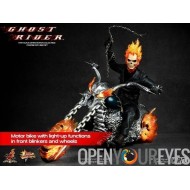 Figurine Ghost Rider avec la moto Hellcycle édition limitée échelle 1/6 de la collection