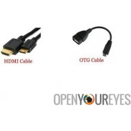 Mini HDMI 3.5m HD High Definition Cable + OTG Android Console
